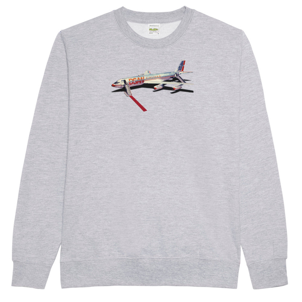 Landed Plane Long Sleeve Crew Neck