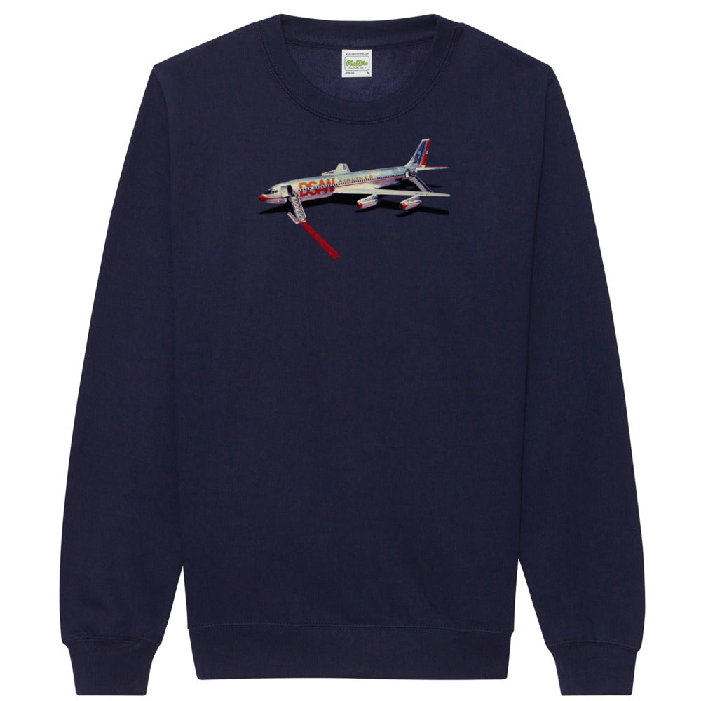 Landed Plane Long Sleeve Crew Neck